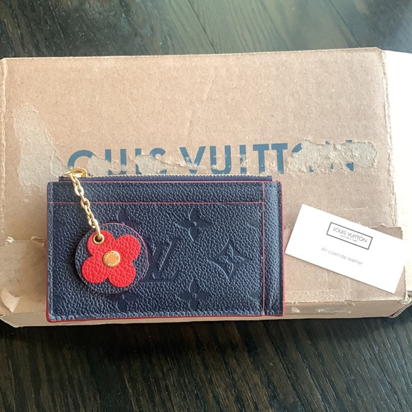 Louis Vuitton Handbags - Louis Vuitton Empreinte Blooming Flowers Card Case Key Case Wallet Marine Rouge